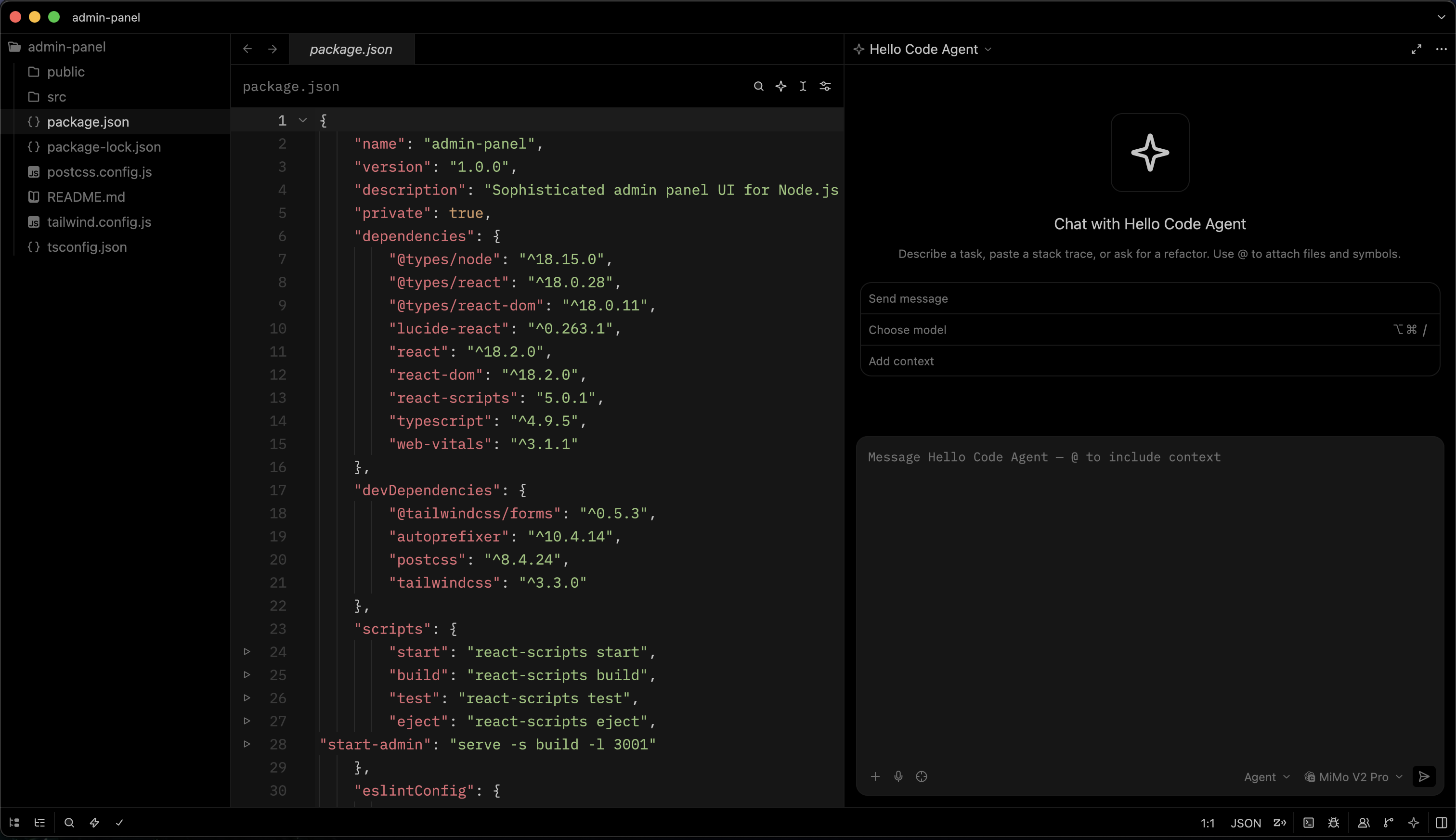 hellocode editor